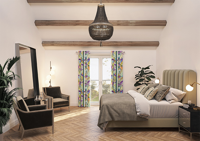 Palm Springs, Green Stripe - Made To Measure Curtains - Image 14